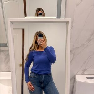 Forever 21 Royal Blue Long Sleeve Tee